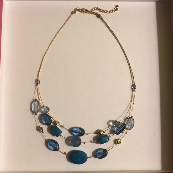 🌸Multi-layer Beaded Statement Necklace - Picture 2 of 5